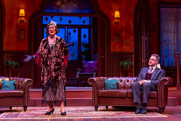 Westport Country Playhouse - The Murder of Roger Ackroyd - Karen Ziemba, John Rapson - photo by T. Charles Erickson