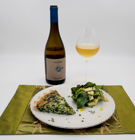 Luxury Experience - Spinach & Swiss Cheese Quiche - photo by Luxury Experience