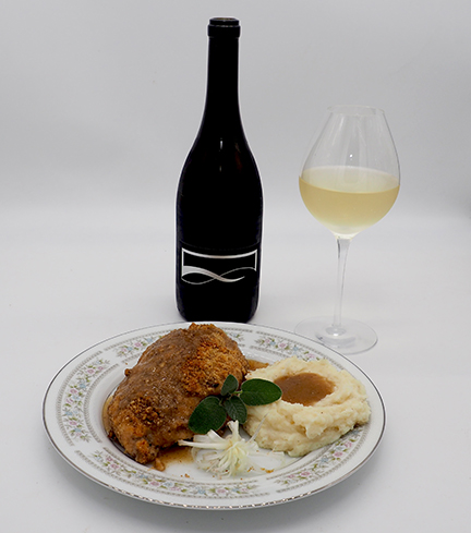 Luxury Experience - Walnut Crusted Chicken Breast stuffed Mushrooms Shallots - photo by Luxury Experience