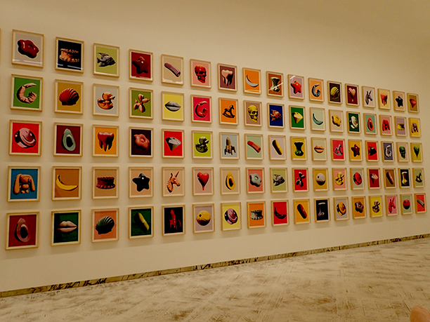Pastel Images on Wall - CJ Hendry - photo by Luxury Experience